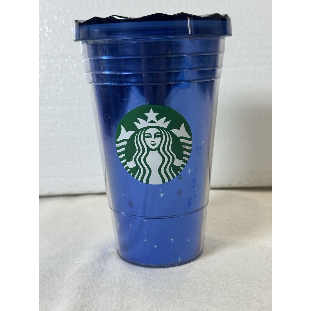 2015 Starbucks Disneyland 60th Anniversary Diamond Celebration Tumbler Blue